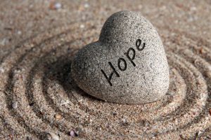 Hope Heart in the Sand